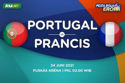 Prediksi Pertandingan Portugal Vs Prancis dalam Matchday Terakhir Grup F Euro 2020