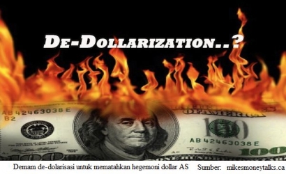 Bisakah Hegemoni Dolar AS Dipatahkan oleh De-dolarisasi Tiongkok-Rusia-Iran?