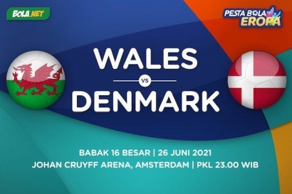 Prediksi Pertandingan Wales vs Denmark di Babak 16 Besar Euro 2020