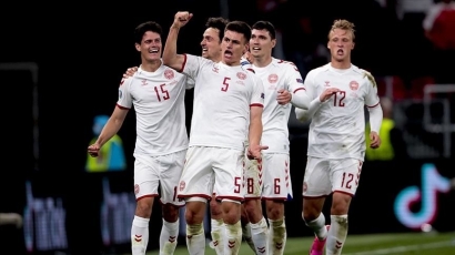 Menang Telak Atas Wales, Denmark ke Per Empat Final Euro 2020