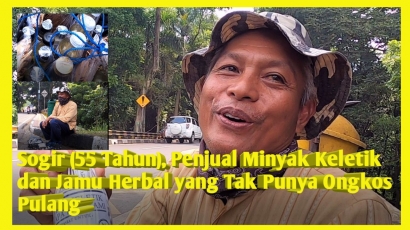 Sogir (55 Tahun), Penjual Minyak Keletik dan Jamu Herbal yang Tak Punya Ongkos Pulang