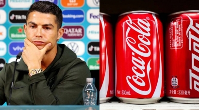 Botol Digeser, Aksi Cristiano Ronaldo Merugikan Coca Cola