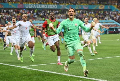 Kejutan Swiss Berhasil Tumbangkan Prancis di Euro 2020