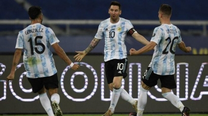 Lionel Messi Pecahkan Rekor Copa America 2021, Justru Cristiano Ronaldo Tumbang di Piala Eropa 2020