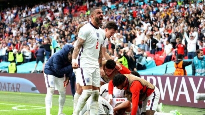Bungkam Jerman, Inggris Berpeluang Menjadi Juara Euro untuk Pertama Kalinya