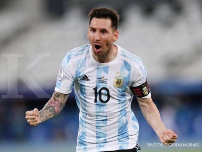 Gol Spektakuler Messi Antarkan Argentina ke Semifinal Copa America