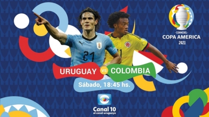 Prediksi Pertandingan Uruguay Vs Kolombia di Perempat Final Copa America 2021