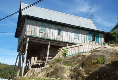 Kampung Tua Bitombang Gerbang Masuk Lokasi TMMD ke 111 Kepulauan Selayar