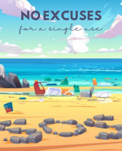 "No Excuses for A Single Use" Pedoman untuk Mengurangi Konsumsi Plastik