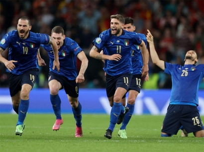 Italia ke Final Usai Menang Adu Penalti, tapi Spanyol "Pemenang Sejati"