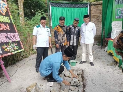 MD Kahmi Pematangsiantar dan Simalungun Letakan Batu Pertama Pembangunan Gedung