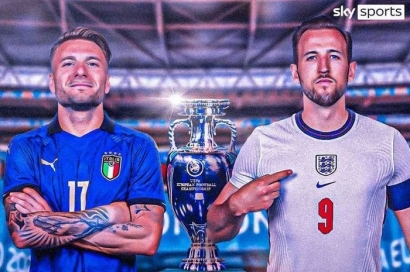 Final Euro 2020, Pasukan Gli Azzurri Sudah Unggul Meski Laga Belum Berlangsung