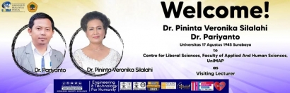 Perkuat Kerja Sama, Prodi Sastra Inggris Untag Surabaya Selenggarakan Program Visiting Professor Dengan Universiti Malaysia Perlis