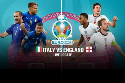 Prediksi Pertandingan Italia Vs Inggris di Final Euro 2020