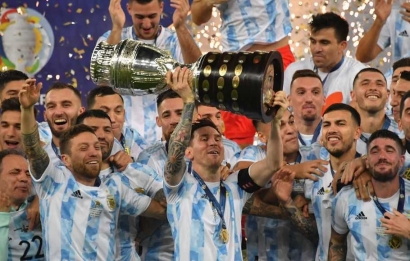 Segitiga Kejayaan Argentina Juara Copa America dan Melambungnya Kembali Nama Lionel Messi