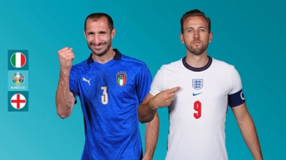 Komposisi Starting Line Up Final Euro 2020 Italia Vs Inggris