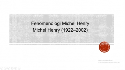 Fenomenologi Michael Henry
