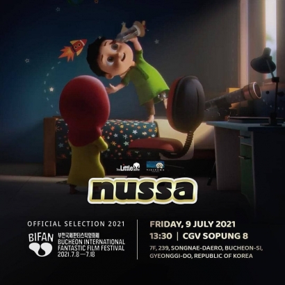 Film Nussa: Animasi Terbaik Indonesia Masuk ke "Bucheon International Fantastic Film Festival"