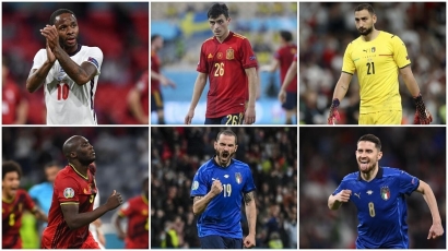 Tanpa Ronaldo, Inilah 11 Pemain Terbaik Euro 2020