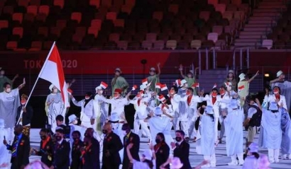 Olimpiade Tokyo 2020 Resmi Bergulir dan Semangat Tim Indonesia