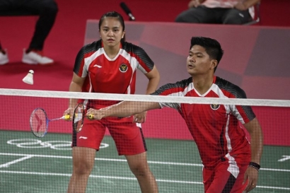 Permainan Menegangkan di Olimpiade Tokyo 2020, Badminton Ganda Campuran Indonesia vs Australia