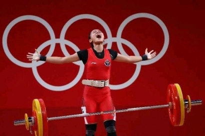 Windy Cantika Penerus Tradisi Medali Olimpiade Angkat Besi Putri Indonesia