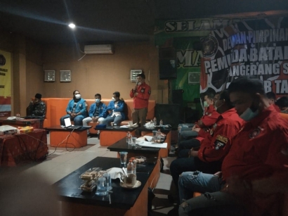 PKM FH Unpam: Fungsi dan Peran Organisasi Masyarakat DPC PBB Kota Tangerang Selatan di Mahkota Cafe, BSD