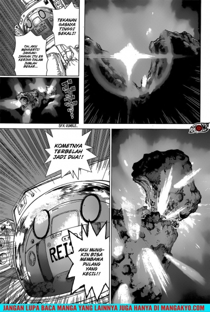 Manga Dr. Stone Reboot Byakuya, Chapter 6:  Petualangan Rei Mendapatkan Komet Maho