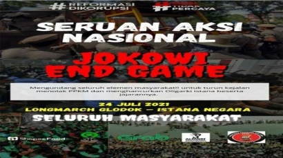 Akhirnya Isu Demo Anti Jokowi Berakhir "End Game "