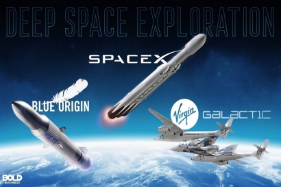 SpaceX, Virgin Galactic dan Blue Origin Buktikan Impian Jadi Kenyataan