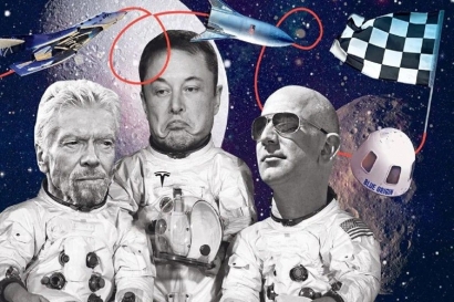 Space Race, Ajang Penaklukkan Ruang Angkasa bagi Para Miliarder