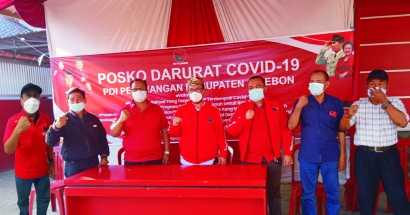 Politisi PDI Perjuangan Kabupaten Cirebon Donasikan Gajinya untuk Tangani Pandemi Covid-19
