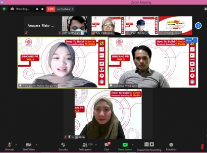 Perhuman Muda Jakarta Raya Gelar Bincang PR VOL.3 "How To Build Your Personal Branding on Social Media"