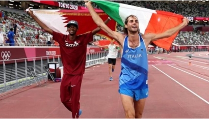 Profil Mutaz Barshim dan Gianmarco Tamberi yang Rela Juara Bersama di Olimpiade Tokyo