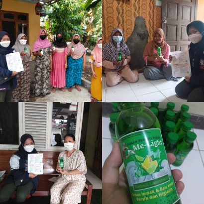 Mahasiswa KKN UNDIP Sosialisasikan Pembuatan Sabun Cuci Piring kepada Masyarakat Meteseh, Semarang