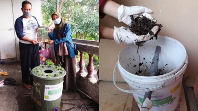 Mahasiswa KKN Undip Ajak Masyarakat Cegah Krisis Pangan Melalui Budikdamber dan Olah Kompos dari Sampah Organik