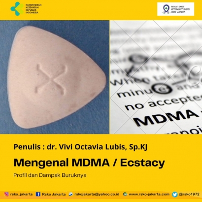 Mengenal MDMA / Ectasy, Profil dan Dampak Buruknya