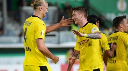 Borussia Dortmund Kalahkan Tim Kasta Ketiga pada Ronde 1 DFB Pokal