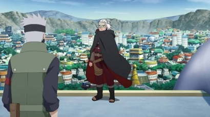 Spoiler Anime "Boruto" Episode 211: Kakashi Turun Gunung Untuk Tangkap Kashin Koji?