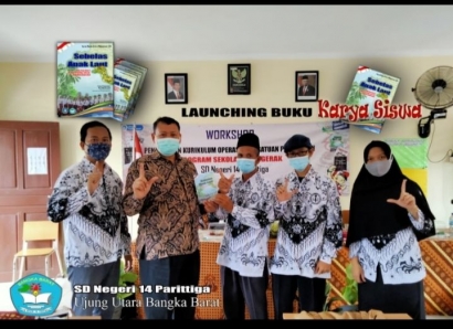 Launching Buku Karya Siswa SDN 14 Parittiga "Sebelas Anak Laut"