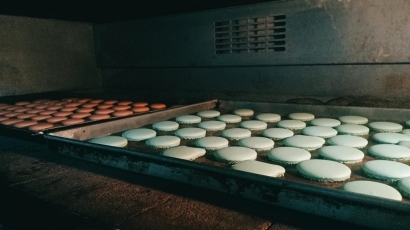 Learning How To Make Macaron in A Professional Kitchen
