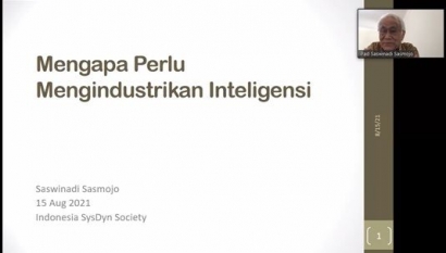Mengindustrikan Inteligensi: Kado Kemerdekaan dari Prof. Saswinadi