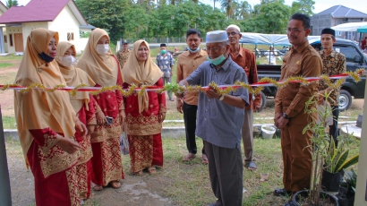 Kado Istimewa HUT Kemerdekaan NKRI ke-76, Pemerintah Gampong Tanjung Selamat Resmikan Sekolah PAUD