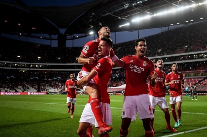Kalahkan PSV Eindhoven, Benfica Berpeluang Lolos ke Liga Champions Eropa