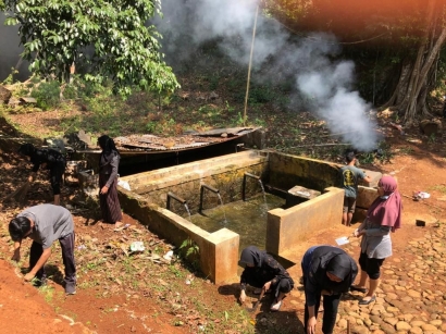 Renovasi dan Pembersihan Sumber Mata Air di Desa Sewurejo