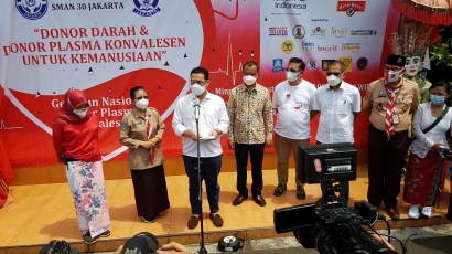 Wagub DKI Jakarta Apresiasi ILUNI 30 Gelar Donor Plasma Konvalesen, Kontribusi Alumni SMA yang Berharga