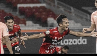 Bali United Unggul di Laga Perdana Liga 1 2021/2022