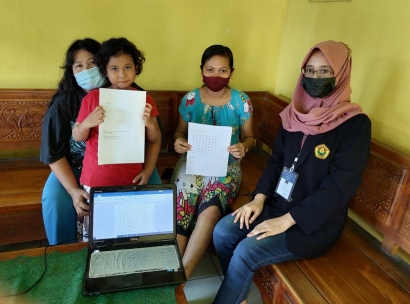 Mahasiswi Unej Wujudkan Strategi Belajar Kreatif bagi Murid Sekolah Dasar di Kampung Halaman