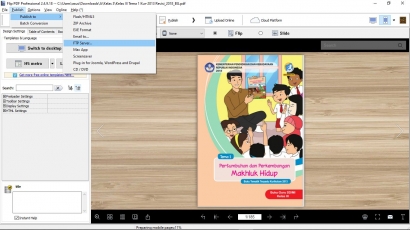Penggunaan Flip PDF Professional Guna Meningkatkan Minat Baca Siswa