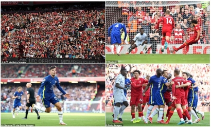 Diwarnai Kontroversi, Liverpool - Chelsea Berakhir Seri